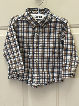 Just One You Plaid L/S Button Down Shirt - RSV|105958