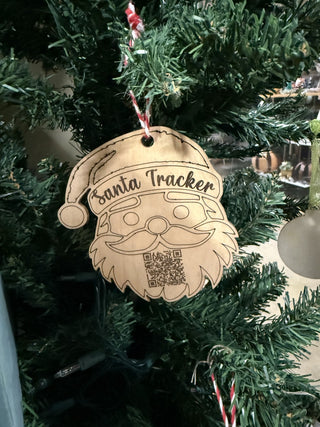 Ornament Laser Engraved Santa Tracker RCD|131149