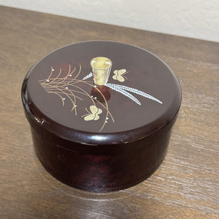 Vtg Japanese Lacquerware Butterfly Box MTS|87609