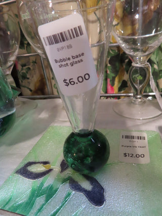 Bubble base shot glass MTS