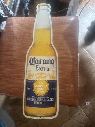 Metal Corona Light sign approx 22" #43 VV MTS|107862