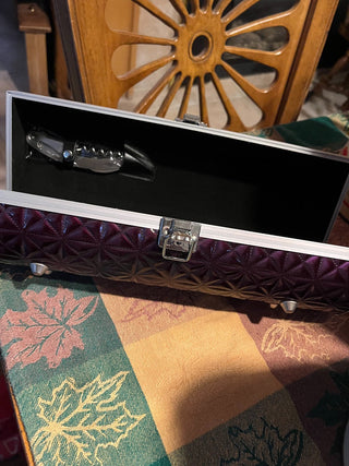 Purple Purse Wine Box w/ Corkscrew RSV