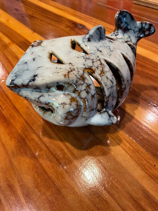 Ceramic Shark Candle Holder~MTS|85210