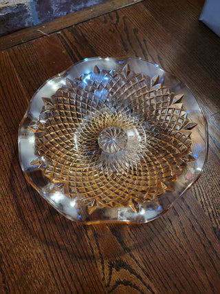 Diamond Point Marigold Bowl RCD
