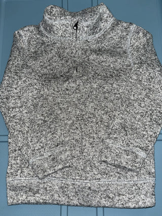 Jumping Beans Grey Knit Zip Neck Sweater size 24 Months RSV|136240