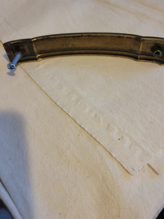 6" long Metal Cabinet Pull Antique Brass Finish - Each RCD
