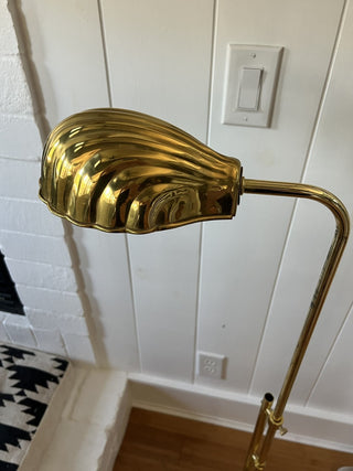 1970's VTG Clam Shell Floor Lamp F&M|98751