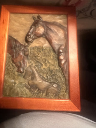 Jewelry box with real sounds of horses as you open the box