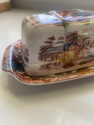 Vintage Nasco Covered Butter Dish
