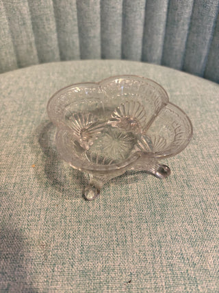 King & Son Star Patten Footed Fruit Bowl c 1880 -MTS