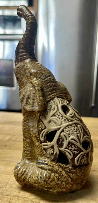 Vintage Ceramic Elephant Trunk Up  RSV|57412