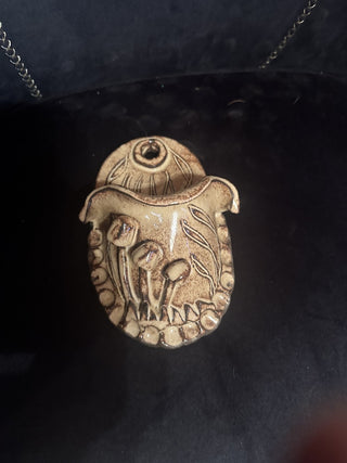 Rare signed by READ ceramic wall mushroom wall pocket or plantar #63 VV MTS|122827