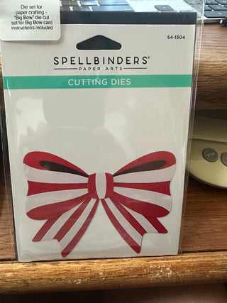 Spellbinders Metal Die - "Big Bow die set for card, instructions included RCD|103744