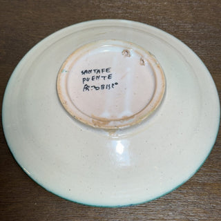 Vintage Majolica Spanish Pottery Deer Plate MTS|81059