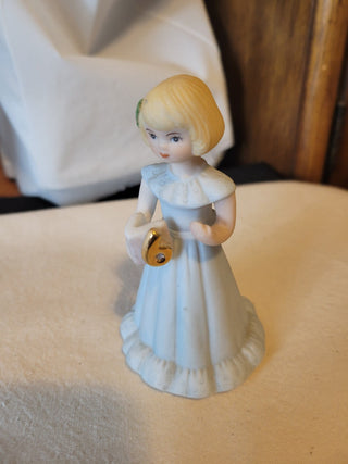 Enesco 4" Growing Up Birthday Girl - Age 6 RCD