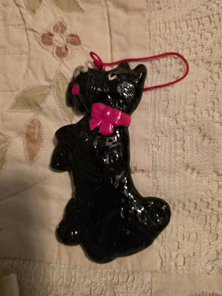 Vntg. Dept. 56 Scottie Dog Ornament - LL - RCD|93759