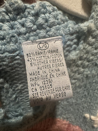 Hand Knit Nothern Isles Christmas Sweater. In good condition #62 VV MTS|131371