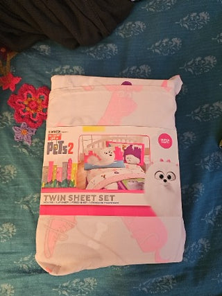 Pets 2 Twin Sheet Set