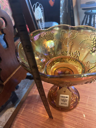 Vintage Indiana Carnival Glass Dish #62 VV MTS|95525