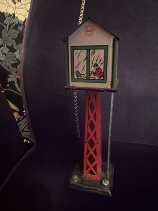 Vintage Marx Railroad Train Control Tower CA -71 #47 VV MTS