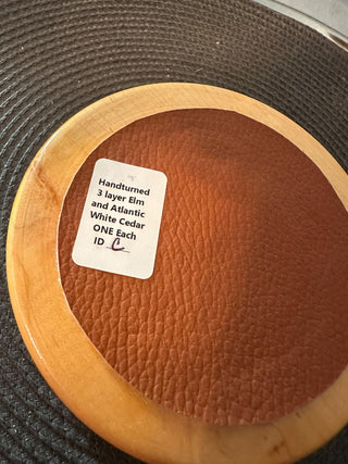 Hand Turned Bowl each C Atlantic White Cedar and Elm MTS|63856