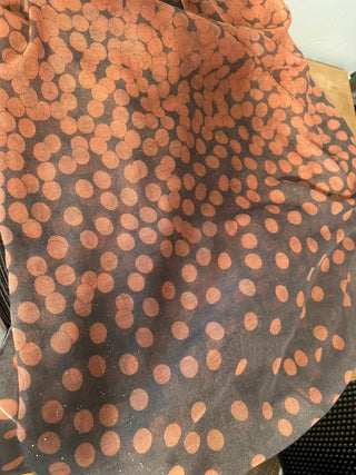 Scarf 64x56 Peach Bubbles MTS