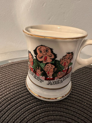 Shaving Mug VTG Porcelain MTS