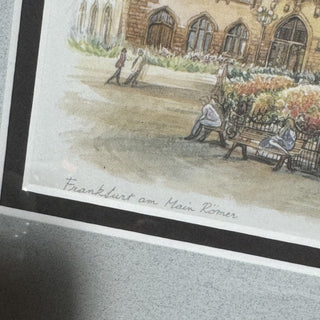 Bernadette Voz Frankfurt Watercolor Art Print RCD