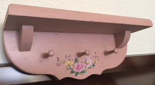 1990 Flowers Pink Hanging Shelf MTS 49|100572