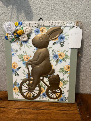 Welcome Easter With Copper Bunny RCD