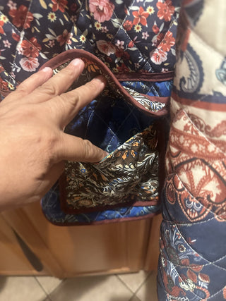 Floral Quilted Jacket #63 VV MTS|127338