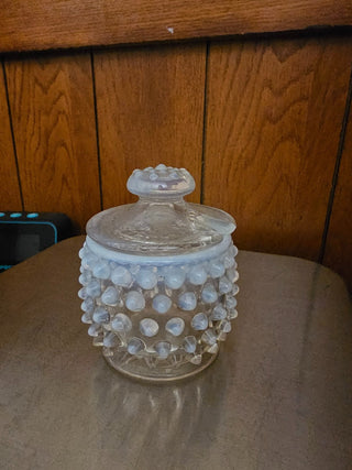 VTG Hobnail Sugar Jar RCD