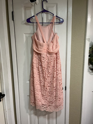 Women's Pink Formal Dress w/Lace Size 2XL RCD|119482