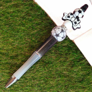 Beaded Refillable Soccer Pen|66863