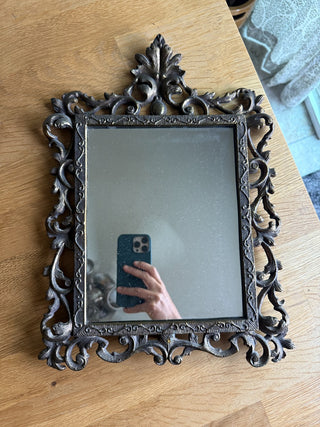 Vintage Cast Iron Mirror|100674