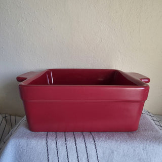 Red Square Ceramic Dish (BRI) - MTS|156469