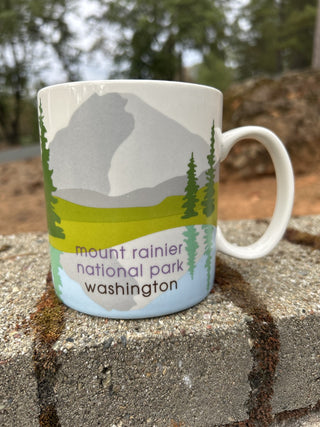#89 Starbucks 2007 Mount Rainier National Park Washington (State) 18 ounce Mug GCC MTS|112499