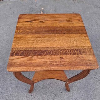 Two Tiered Tiger Oak Parlour Table MTS *