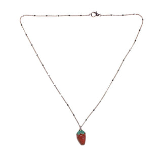 Md Red Jasper strawberry Necklace|53828