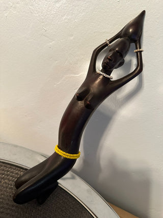 African Carved Ebony Woman MTS|94969