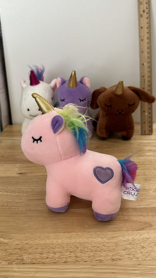 RSV PIXIECRUSH 5” Pink Unicorn Plush|84741