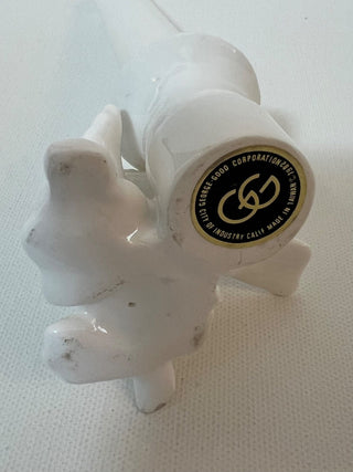 Vintage porcelain bird candleholder