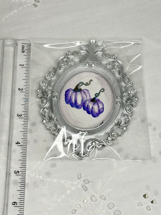 Original Watercolor Purple Pumpkins Magnet Large RSV|107807
