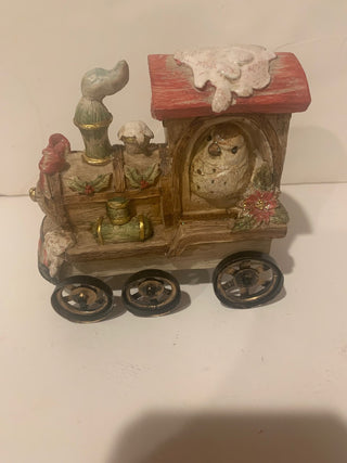 Vntg Christmas train 3 piece MTS|136136