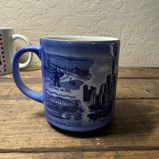 Vintage Seattle Blue Souvenir Mug MTS|120734