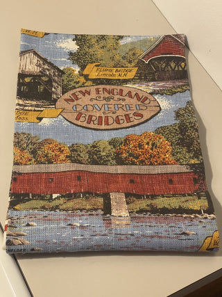 Kay Dee Linen Tea Towel Covered Bridges--SP RCD