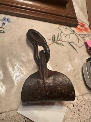 Antique Vintage tree harness hook black primitive farmhouse #47 VV MTS
