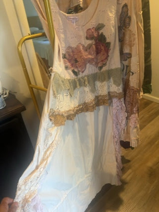 Victorian high low shirt