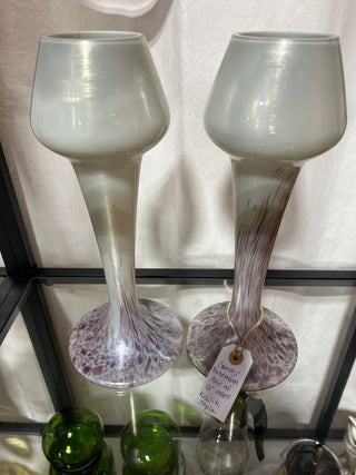 Czech/Bohemian Kralik Style Vases PAIR|53497
