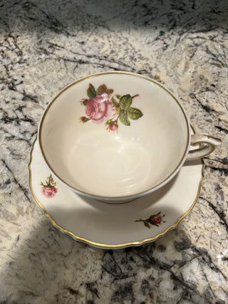 Federal Shape Syracuse Victoria Tea Cup & Saucer RCD|72081